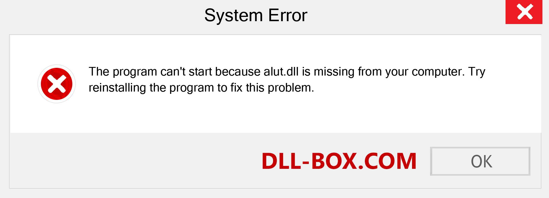 alut.dll file is missing?. Download for Windows 7, 8, 10 - Fix  alut dll Missing Error on Windows, photos, images